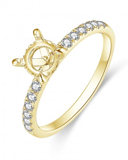 SEMI MOUNT DIAMOND ENGAGEMENT RING (TR4013)